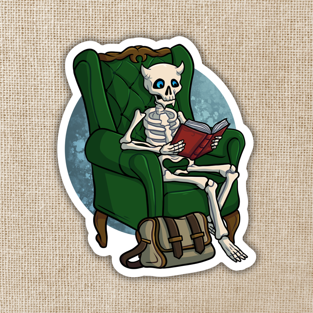 Satchel the Homunculus Sticker | Bookshops & Bonedust