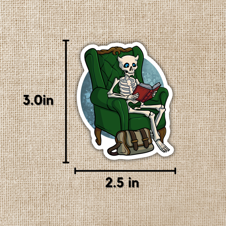 Satchel the Homunculus Sticker | Bookshops & Bonedust