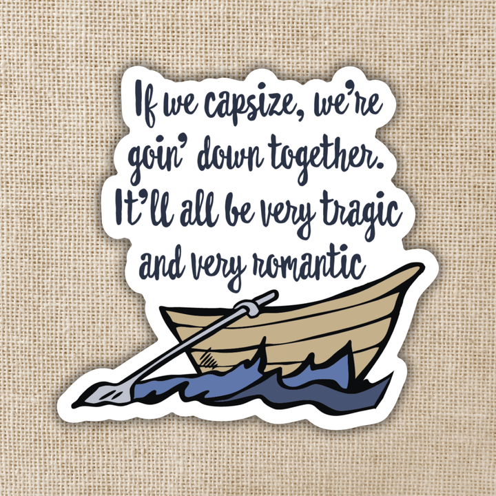Goin' Down Together Sticker | Bookshops & Bonedust