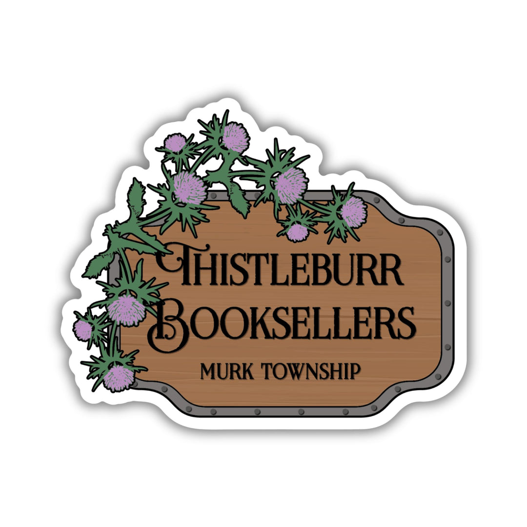 Thistleburr Booksellers Sticker | Bookshops & Bonedust