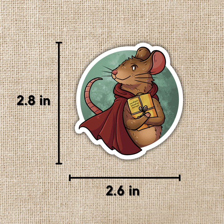 Fern the Rattkin Sticker | Bookshops & Bonedust