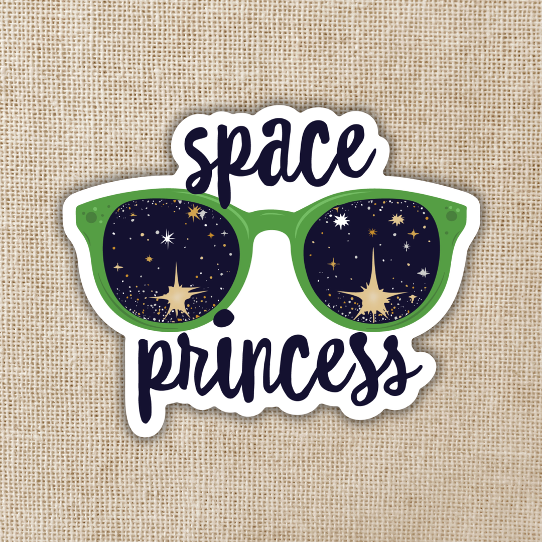 Space Princess Sticker | The Bones Beneath My Skin