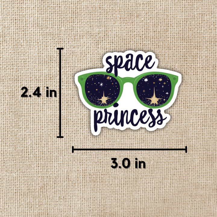 Space Princess Sticker | The Bones Beneath My Skin