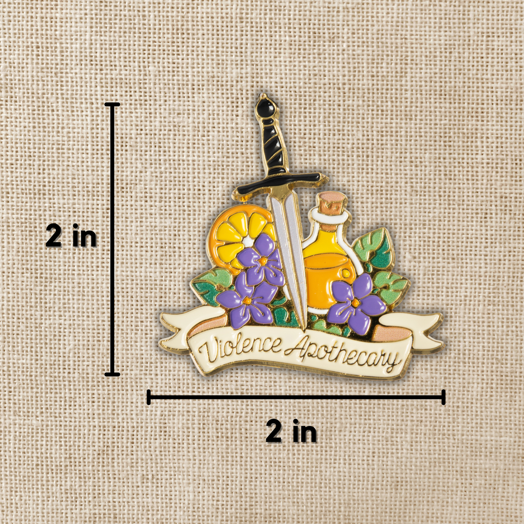 Violence Apothecary Enamel Pin