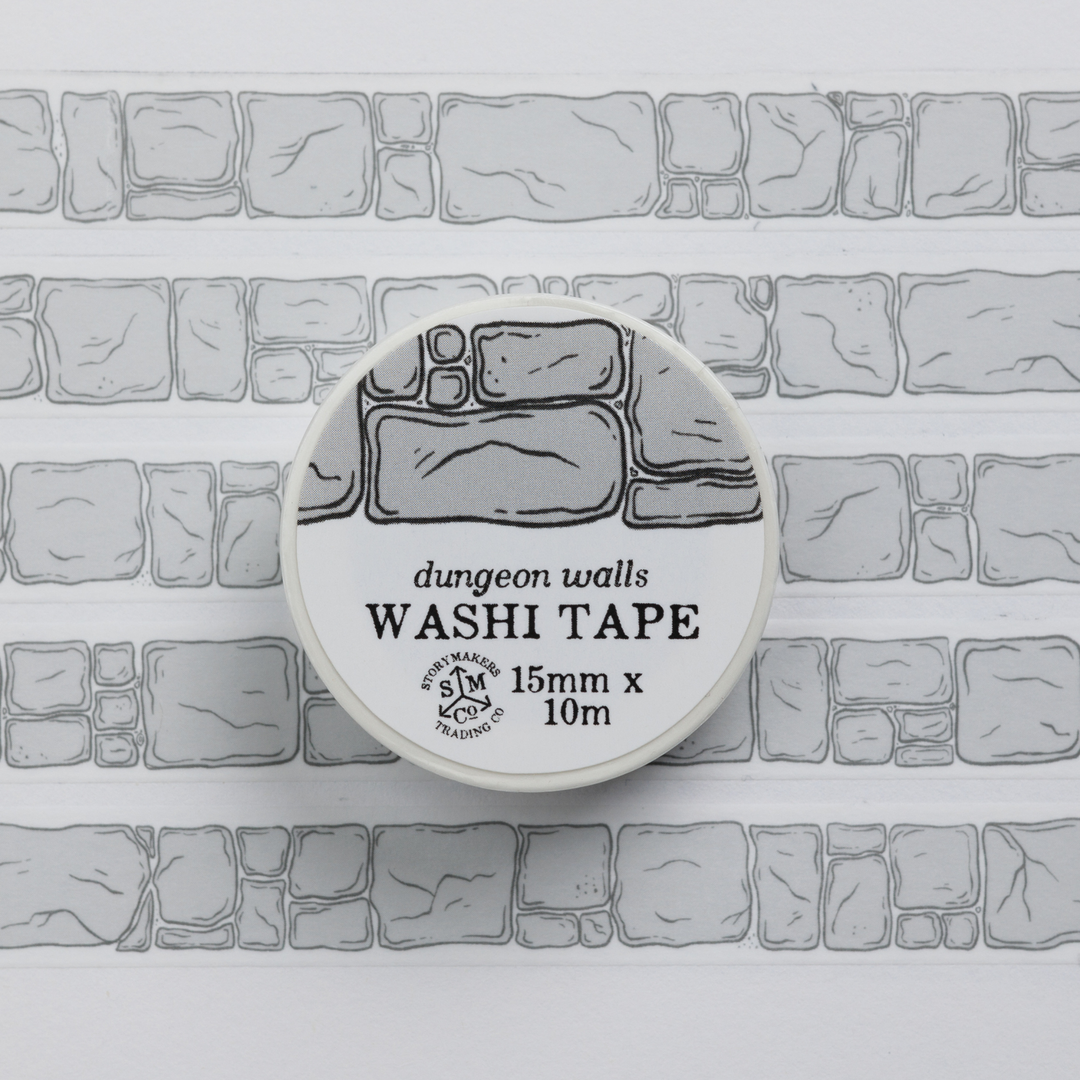 Dungeon Walls Washi Tape - Mapmaker Series