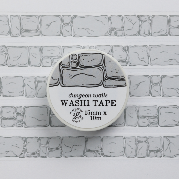 Dungeon Walls Washi Tape - Mapmaker Series