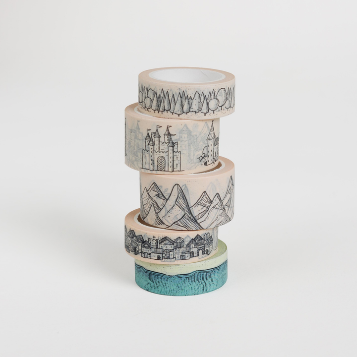 Fantasy Castles & Towers Washi Tape - Mapmaker Series