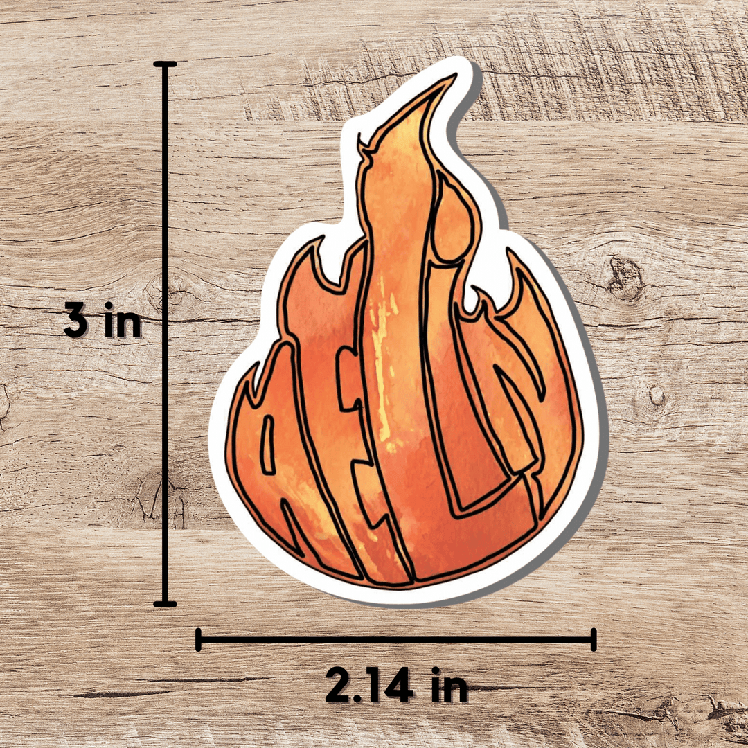 Aelin Flame Sticker