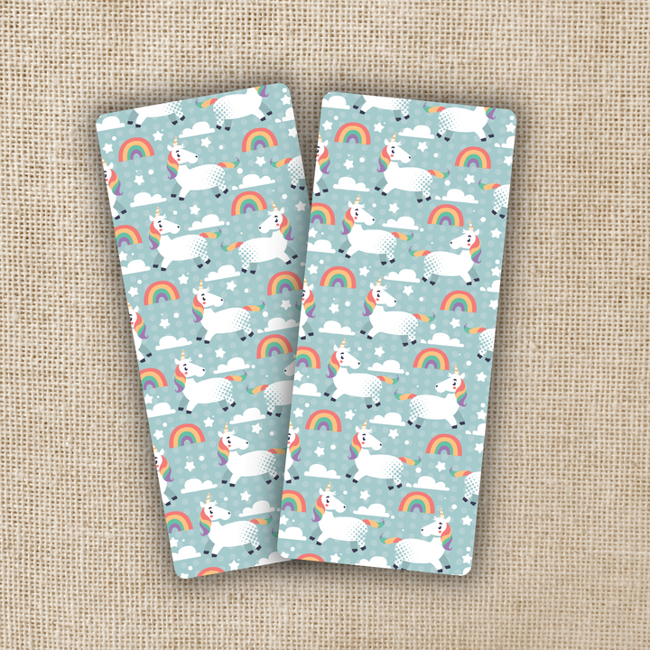 Unicorn and Rainbow Pattern Bookmark