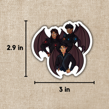 Load image into Gallery viewer, Bat Boys Illyrian Warriors Sticker | A Court of Thorns &amp; Roses
