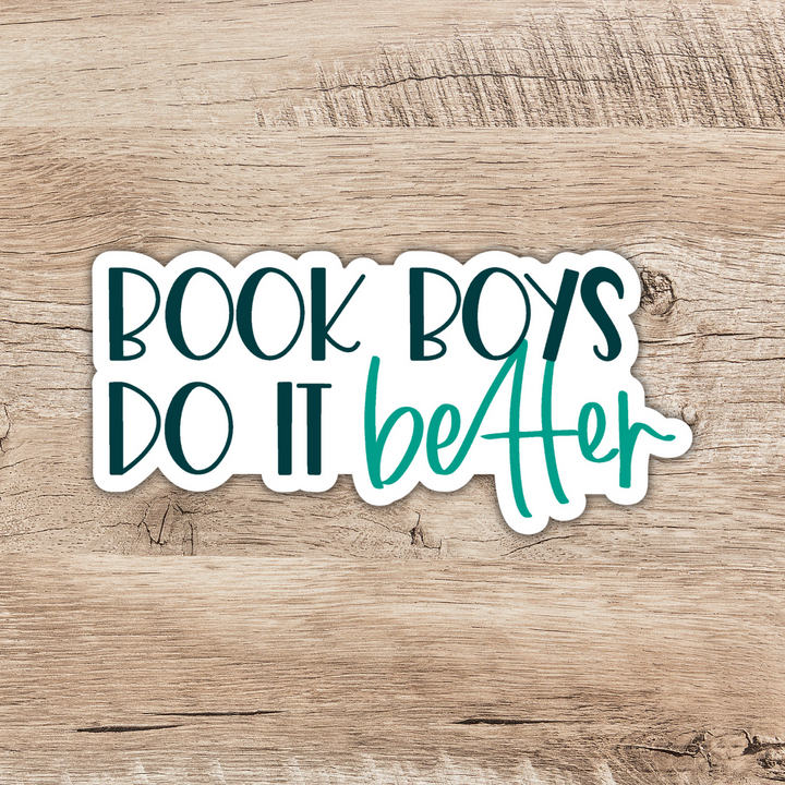 Book Boys Do It Better Sticker