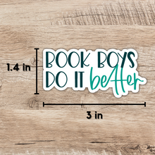 Load image into Gallery viewer, Book Boys Do It Better Sticker
