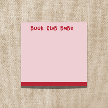 Load image into Gallery viewer, Book Club Babe Sticky Notes
