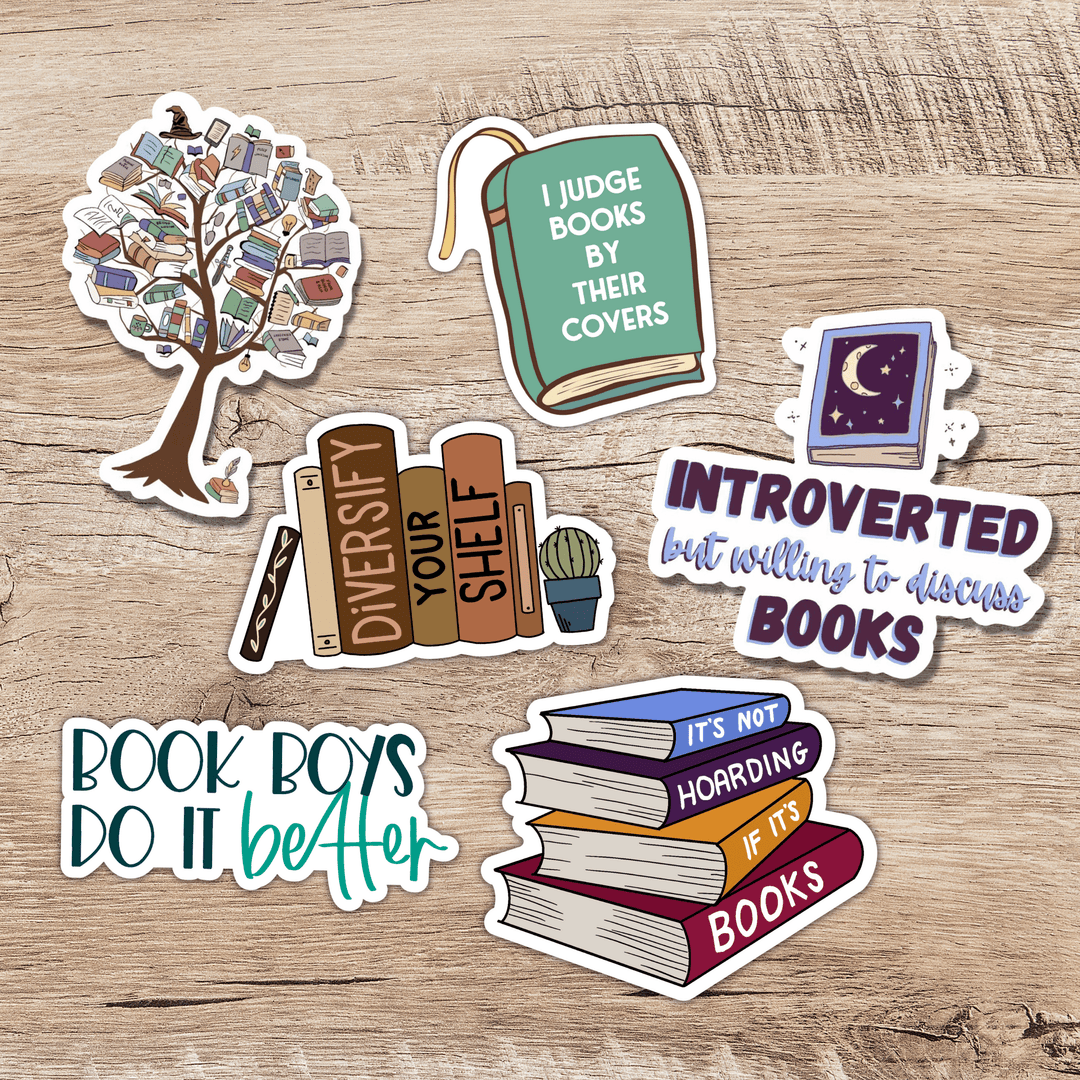Book Lover Sticker Pack 2