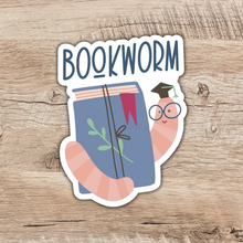 Load image into Gallery viewer, Bookworm Sticker

