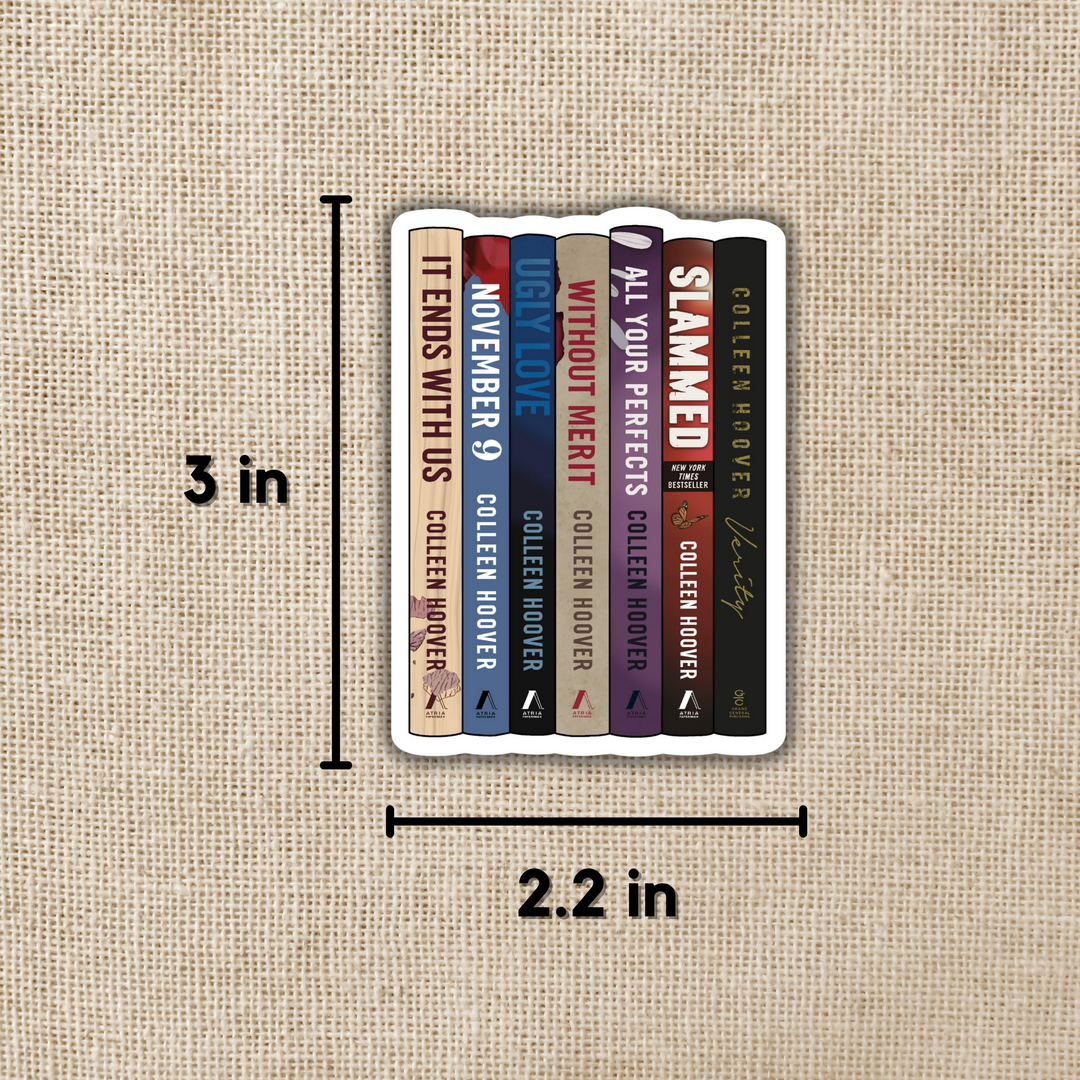 Colleen Hoover Collection 4 Books Set (It Ends With Us, Ugly Love, November  9, Verity) 