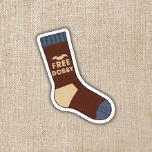 Load image into Gallery viewer, Free Dobby Sock Sticker
