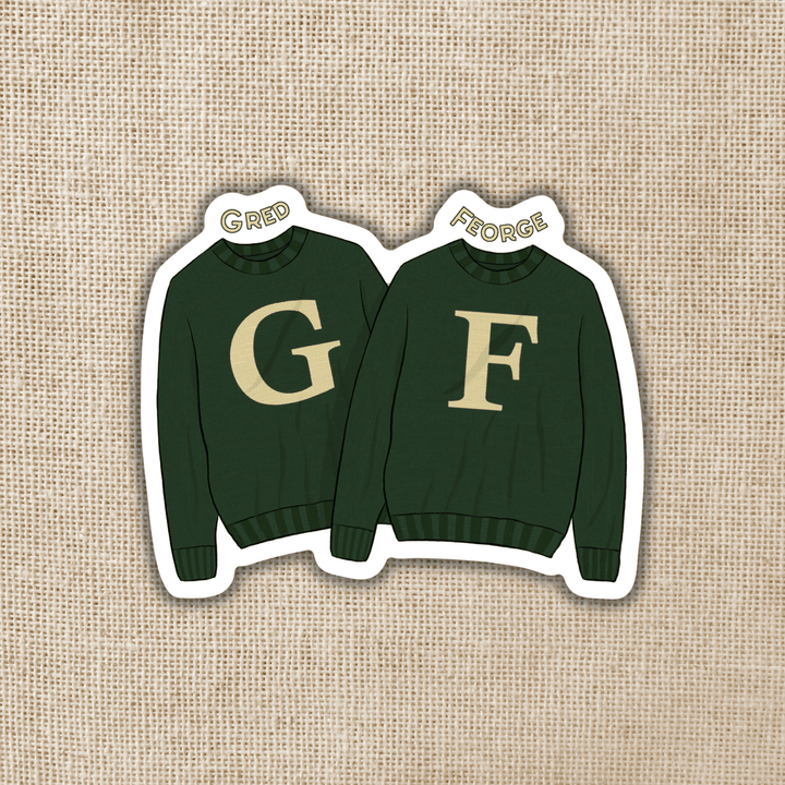 Gred & Feorge Sweater Sticker