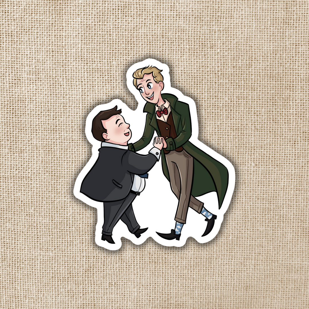 Arthur and Linus Dancing Sticker | TJ Klune Inspired