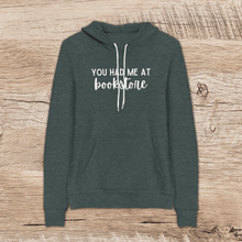 Load image into Gallery viewer, You Had Me At Bookstore Hoodie

