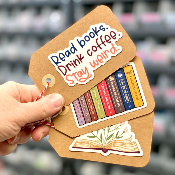 Gift Tag with Removable Vinyl Sticker