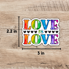 Load image into Gallery viewer, Love is Love 3-inch Sticker
