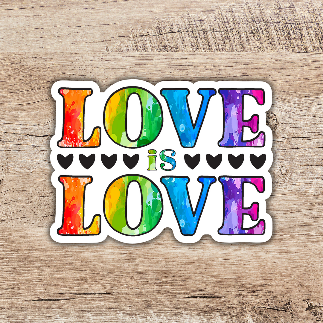 Love is Love 3-inch Sticker