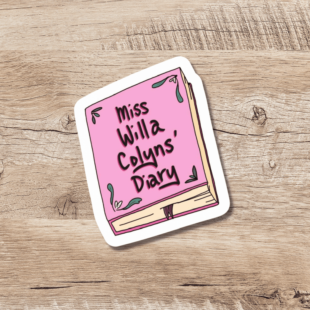 Miss Willa Colyns' Diary Sticker