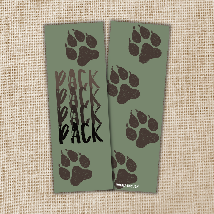 PackPackPack Wolfsong Bookmark
