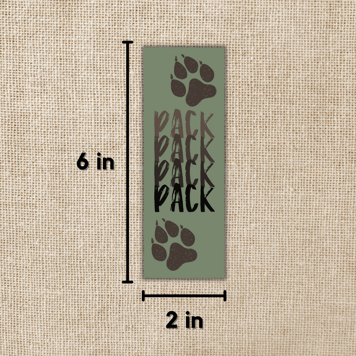 PackPackPack Wolfsong Bookmark
