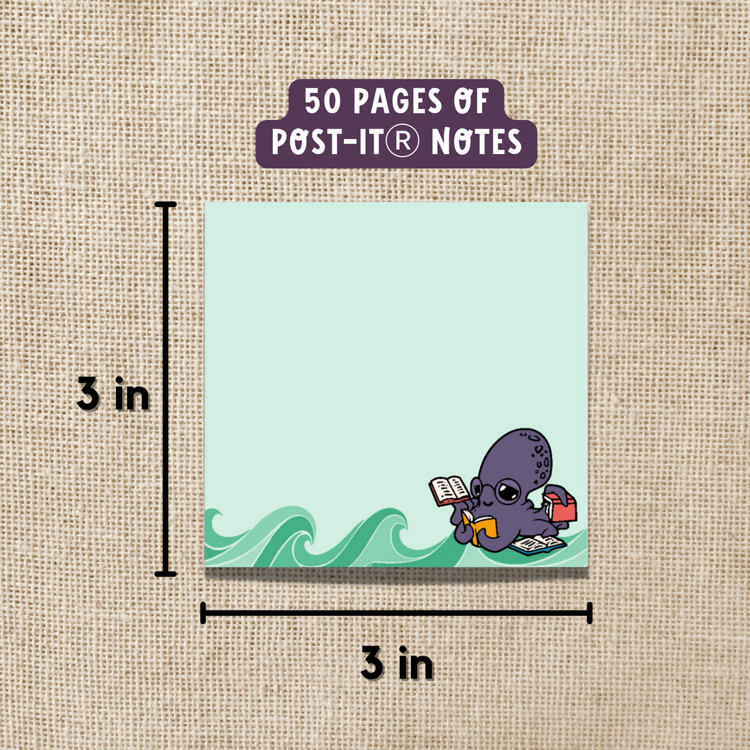 Reading Octopus Sticky Notes