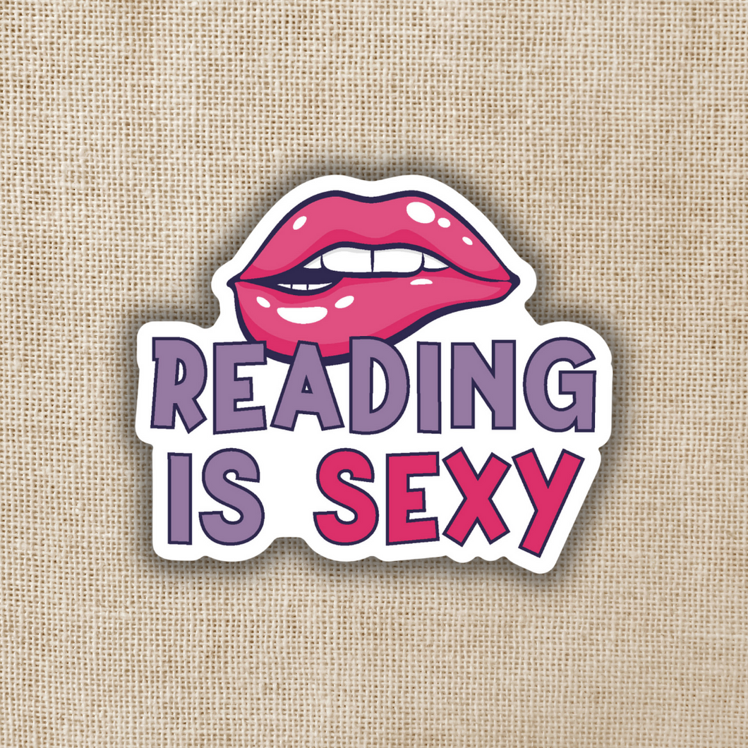 Reading is Sexy Sticker