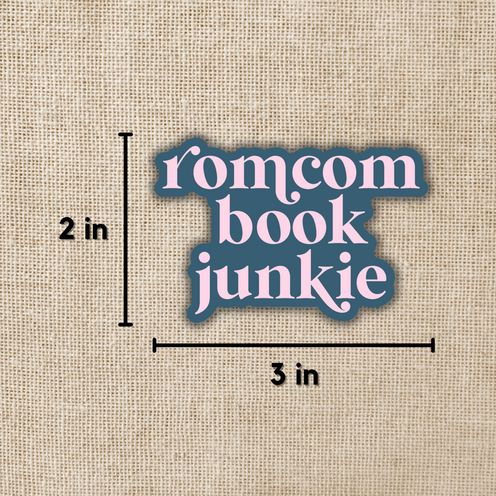 Romcom Book Junkie Sticker