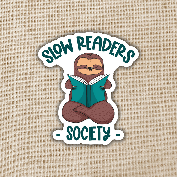 Slow Readers Society Sticker