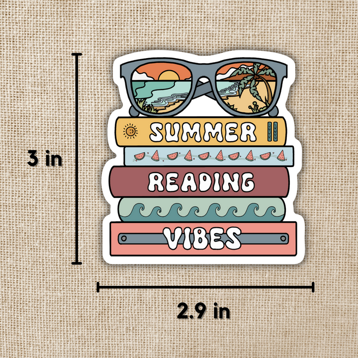 Summer Reading Vibes Sticker