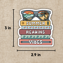 Load image into Gallery viewer, Summer Reading Vibes Sticker
