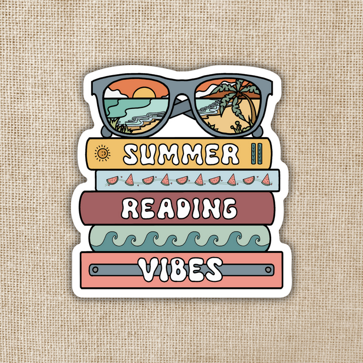 Summer Reading Vibes Sticker