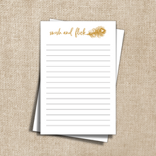 Load image into Gallery viewer, Swish and Flick Notepad - 4x6&quot;
