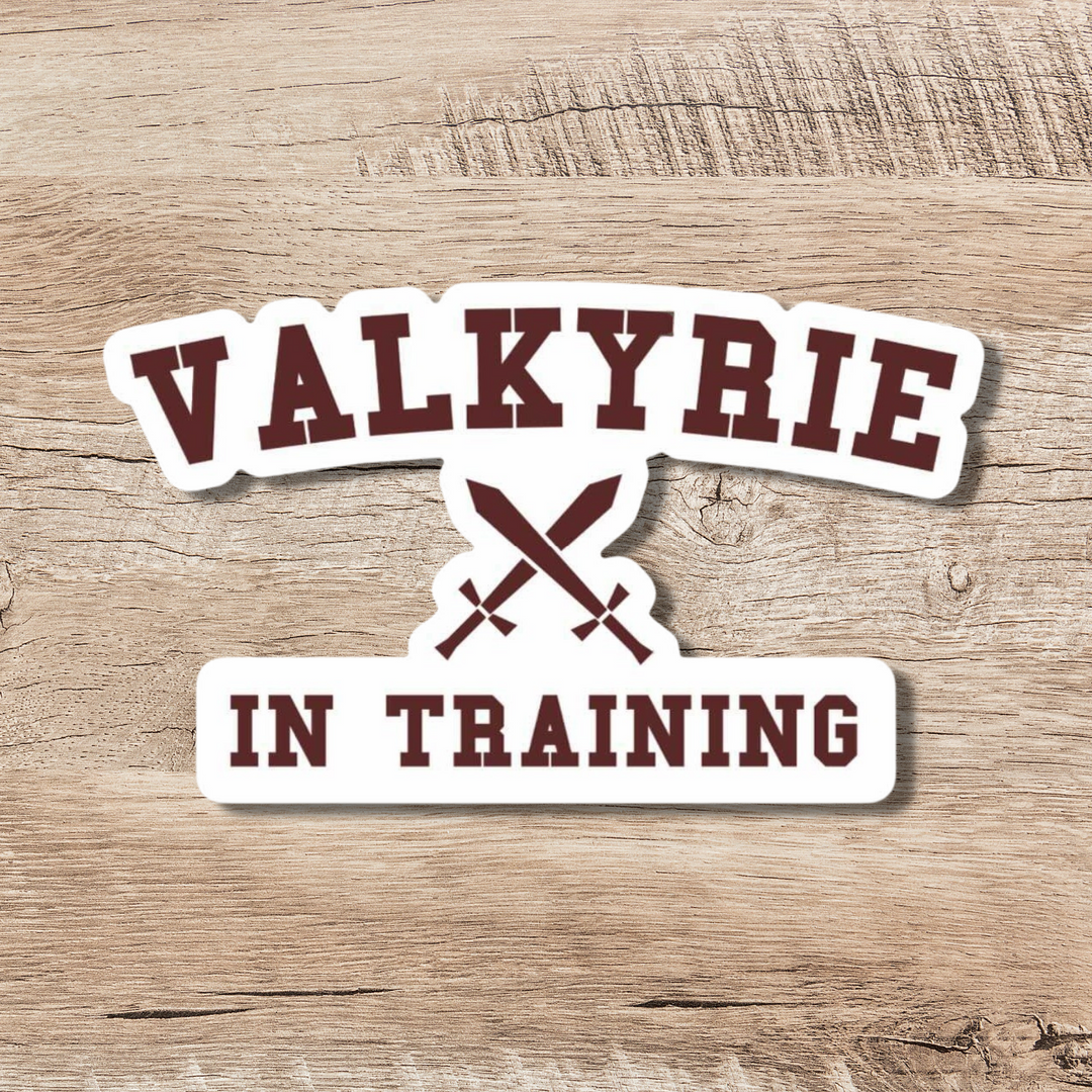 Valkyrie in Training Sticker