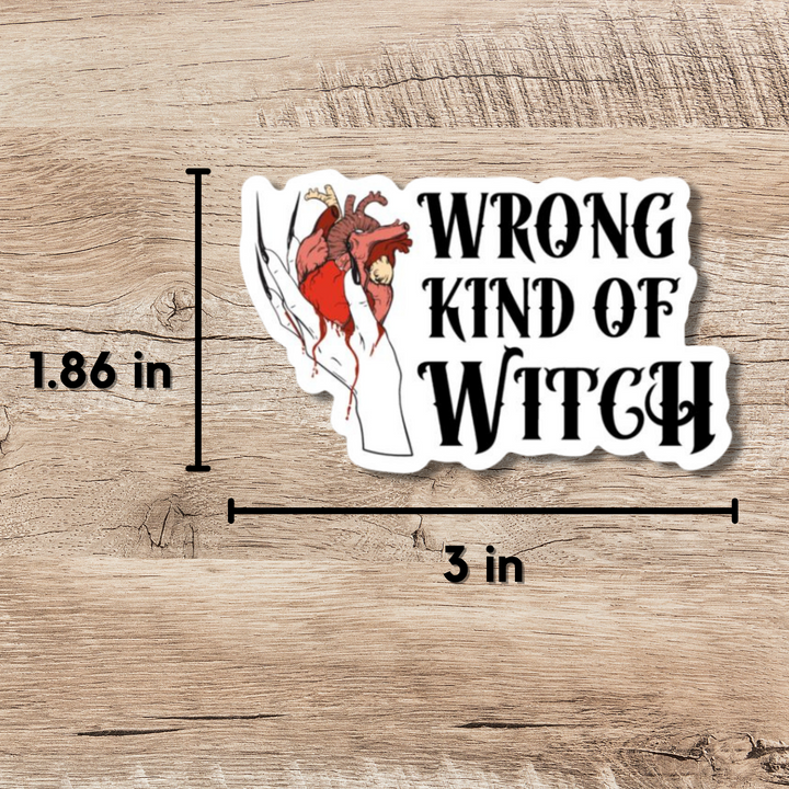 Wrong Kind of Witch Sticker | Manon Blackbeak Throne of Glass